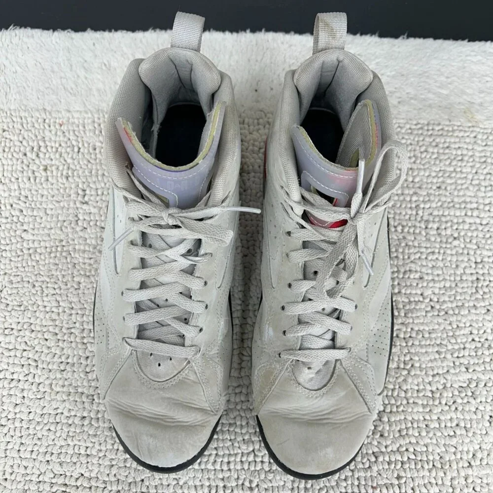 Jordan MVP 678 Shoes Mens 10 Natural Dark Gray Grey Red Basketball Sneakers‎